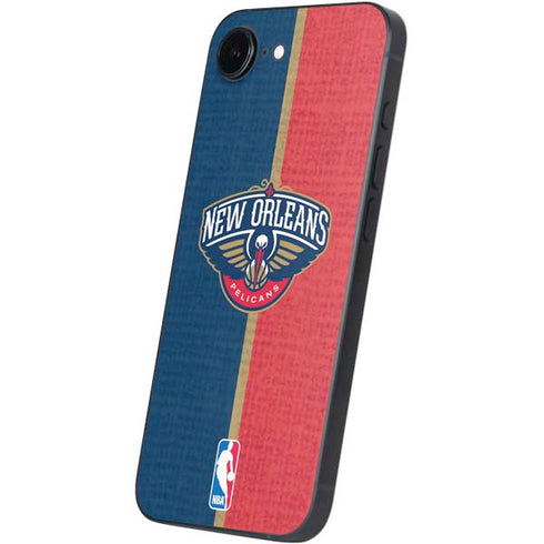 NBA New Orleans Pelicans Canvas iPhone 16e Skin